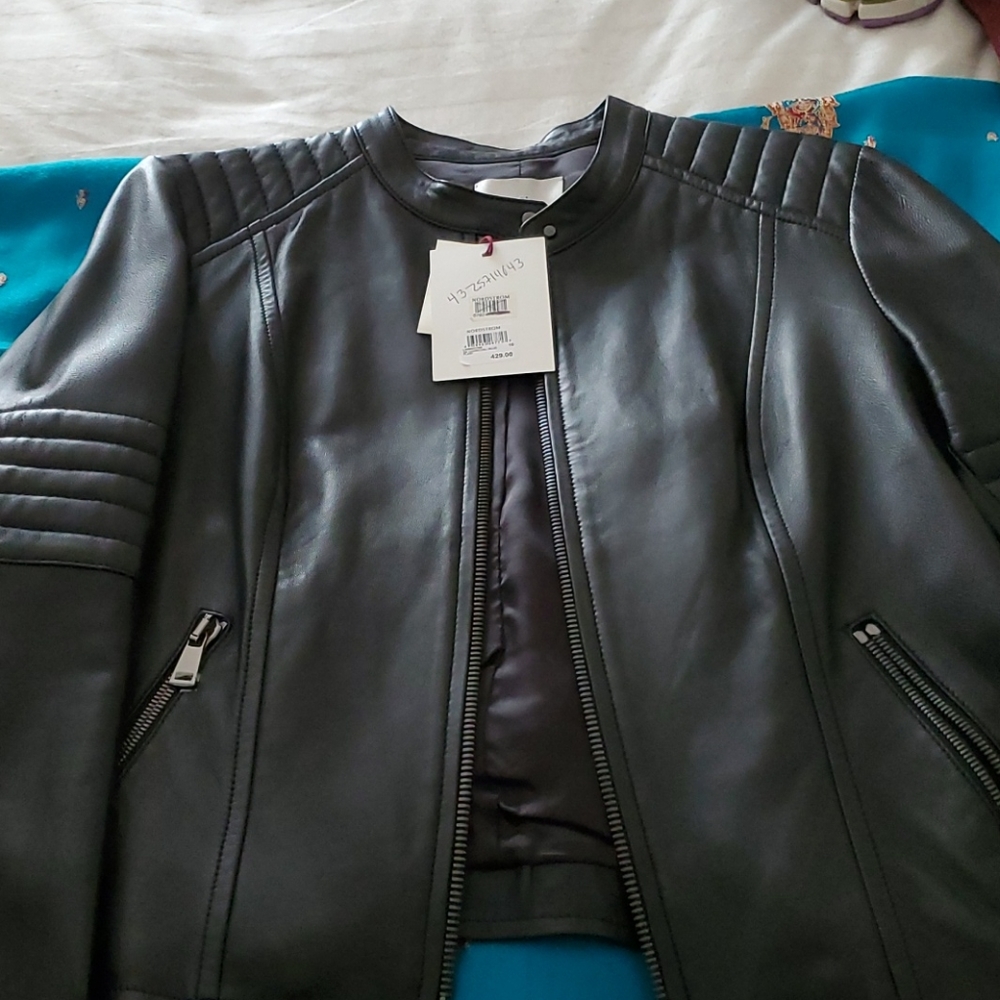 NWT Nordstrom Brand LEWIT leather jacket
